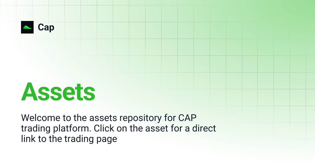 Assets | Cap